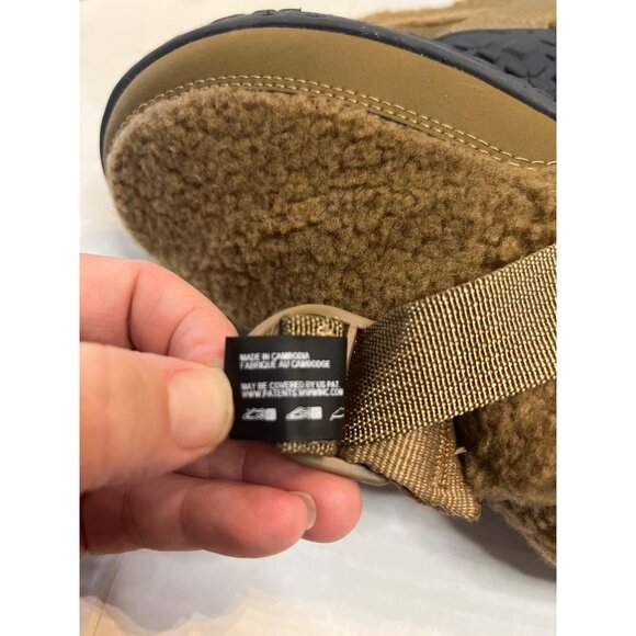 NWT-Chaco Kids Ramble Fluff Natural Brown Shoes 3.5M comfy fleece ankle bootie - Picture 10 of 11